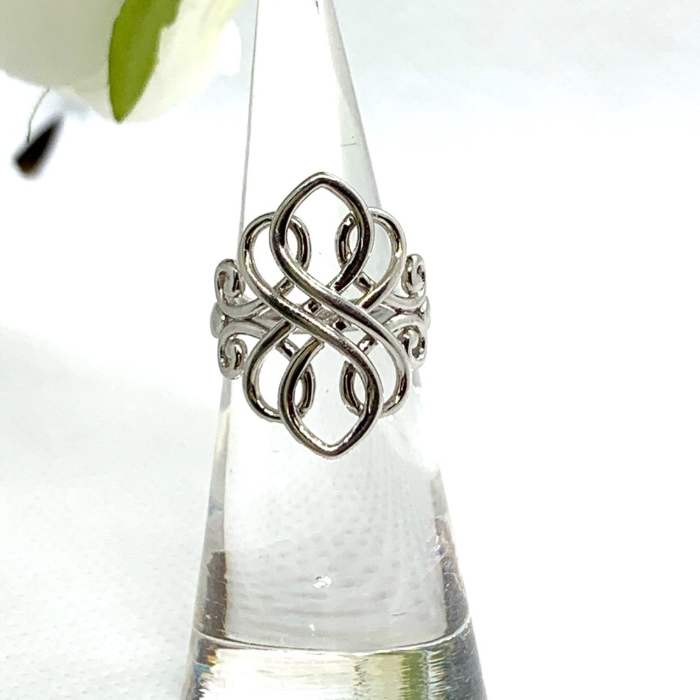 Restocked Sterling .925 Silver Celtic Design Ring